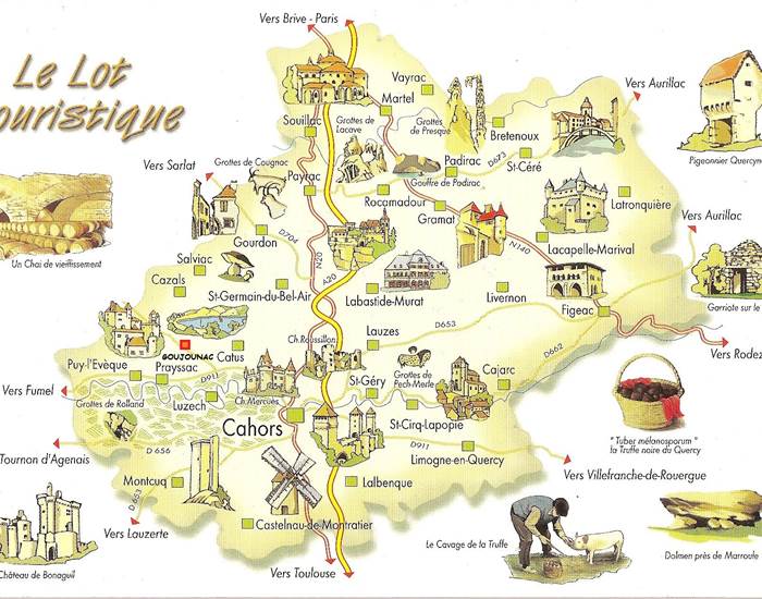 le lot tourisme