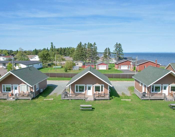 Extérieur du chalet acadien