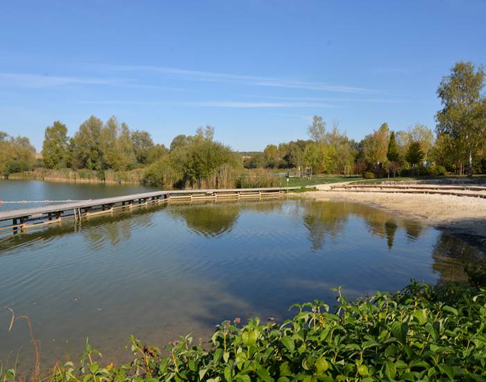 Gite La Mélinothe à Paisy-Cosdon - Aube en Champagne - Le petit bassin du Plan d'eau