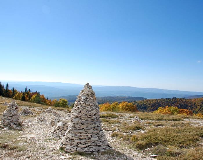 La montagne de Lure en Automne