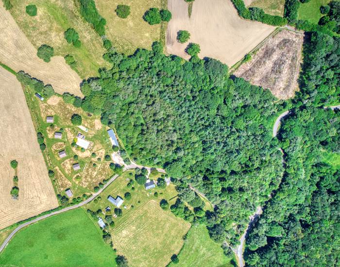 Les 6 hébergements au milieu de la forêt Gorges de la Dordogne