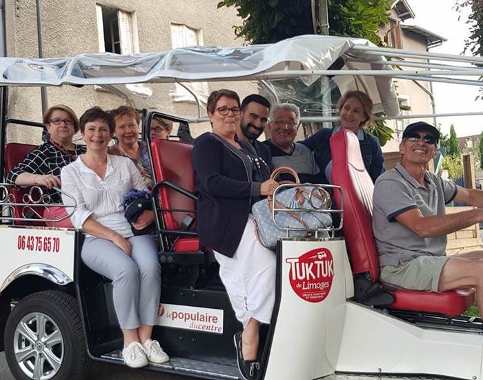 tuk tuk Limoges apero dinatoire rue darnet
