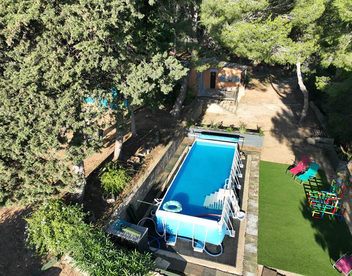 Piscine à partager