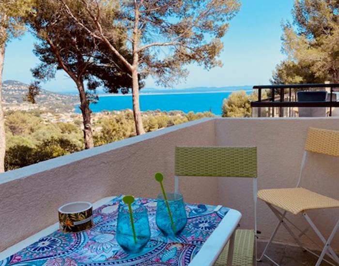 Balcon vue mer privatif chambre parentale