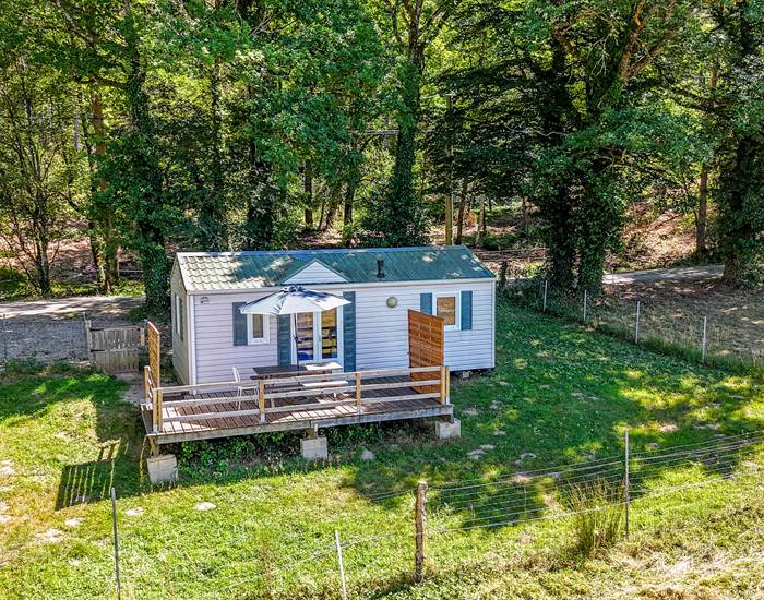 Mobil home Parc Saint Hubert Aveyron Occitanie