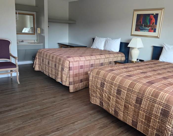 Chambre idéale pour familles avec 2 lits queen – animaux permis