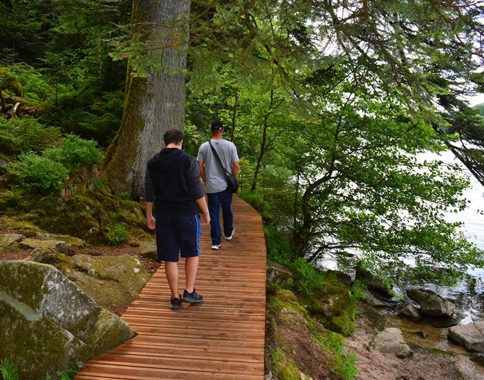 Sentier autour du Lac de Gérardmer, Vosges