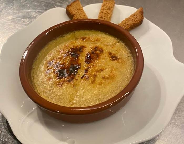 Créme brûlée au foie gras