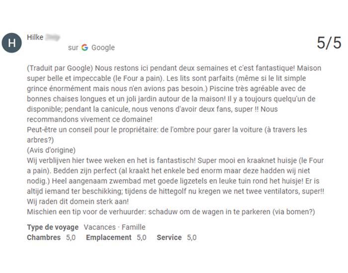 Avis Google 20072