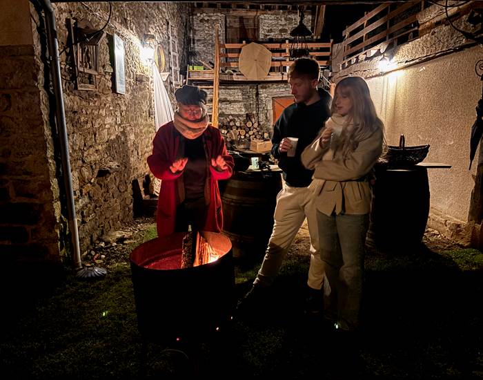 Finir cette premier journée en homo sapiens, devant une feu-page