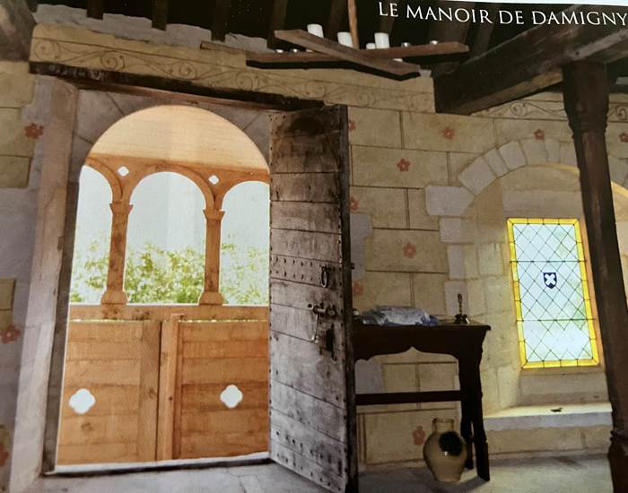 L'entrée du manoir de Damigny