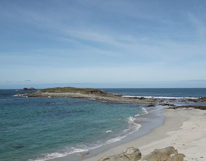 Plage de l'île Segal à 150 m