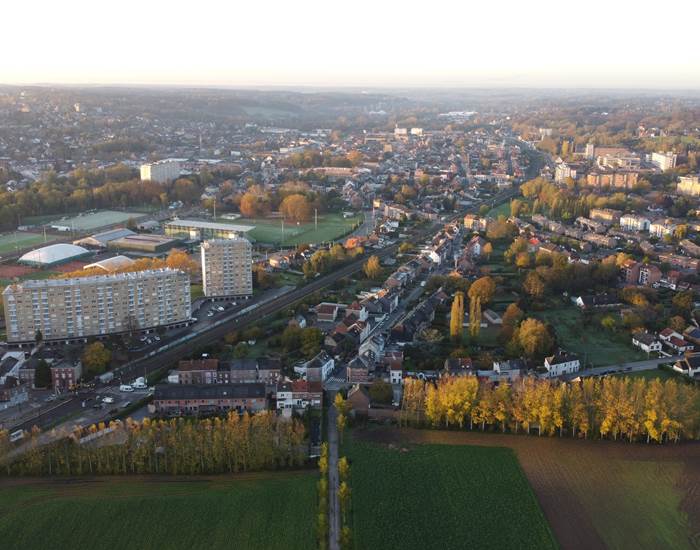 WAVRE VUE DU CIEL