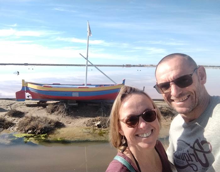 Sophie et Olivier du Le Coq du Nord-Mailhac se détendent une journée à Gruissan