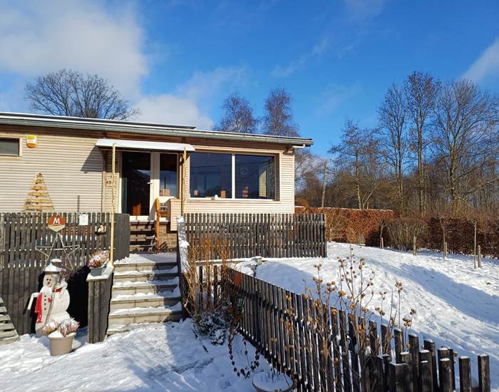 Notre gîte sous la neige