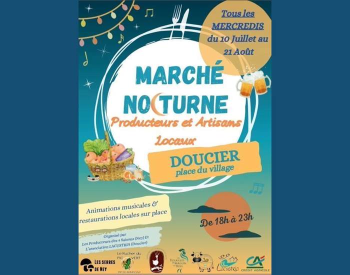 Marché nocturne Doucier
