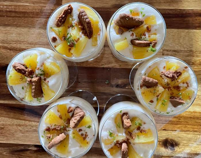 Tiramisu à l'ananas-page