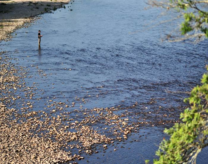 Pêcher dans la Dordogne