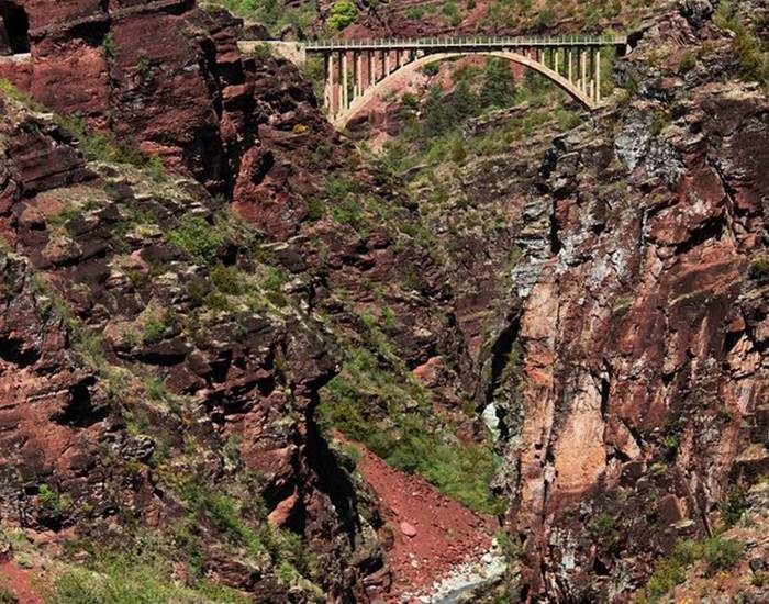 Gorges de Daluis Pont de la mariée
