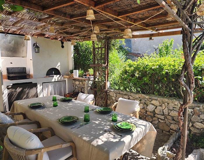 Coin repas jardin