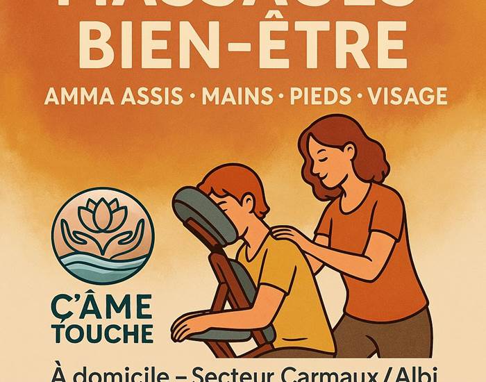 Ç'ÂME TOUCHE — Massages bien-être à domicile