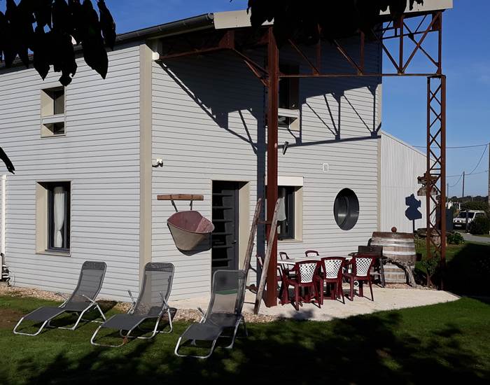 La terrasse  du gîte