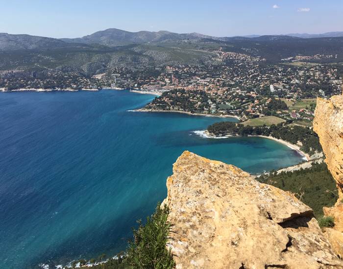 CASSIS vu depuis la route des Crêtes