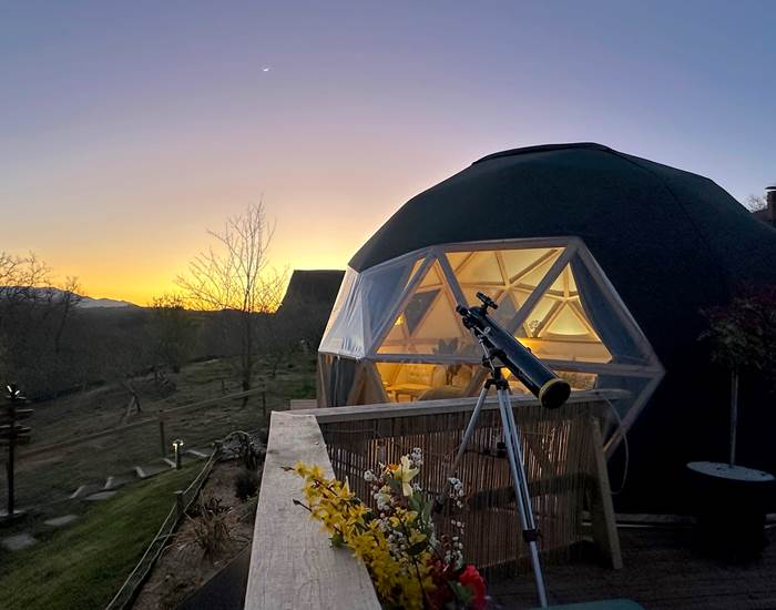 Observation des étoiles avec le télescope