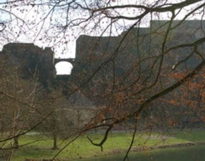 Bouillon-Le château-fort, de profil
