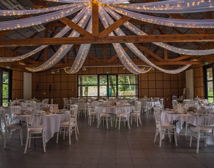 salle décorée