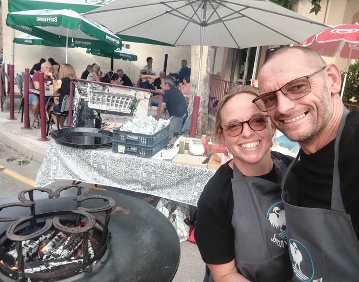 Les braséro de  "Le Coq du Nord-Mailhac"