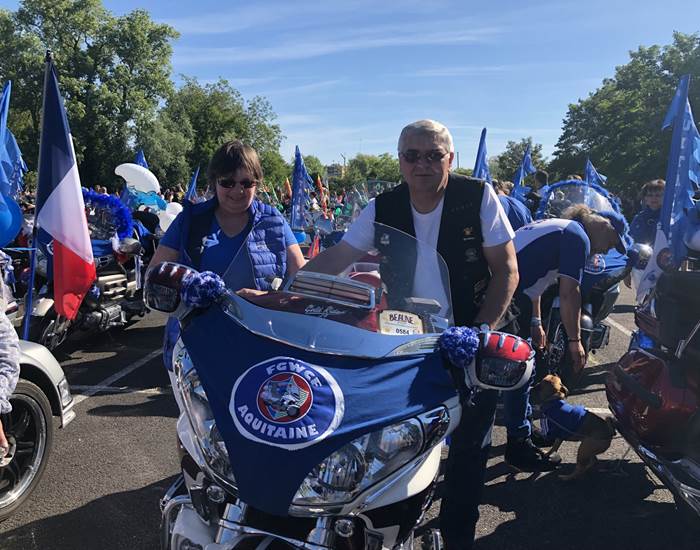 Avec le Club Aquitaine à l'Inter Goldwing de Beaune