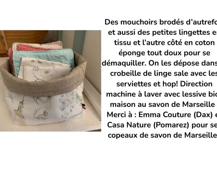 Lingettes démaquillantes-page