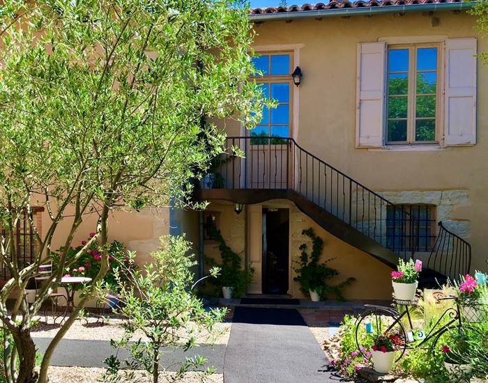 Entrée maison Lauragais