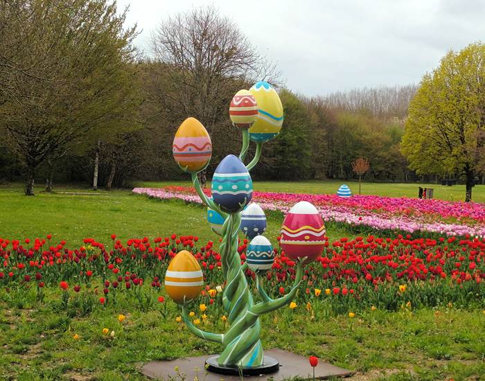 Décoration de Pâques Château de Cheverny