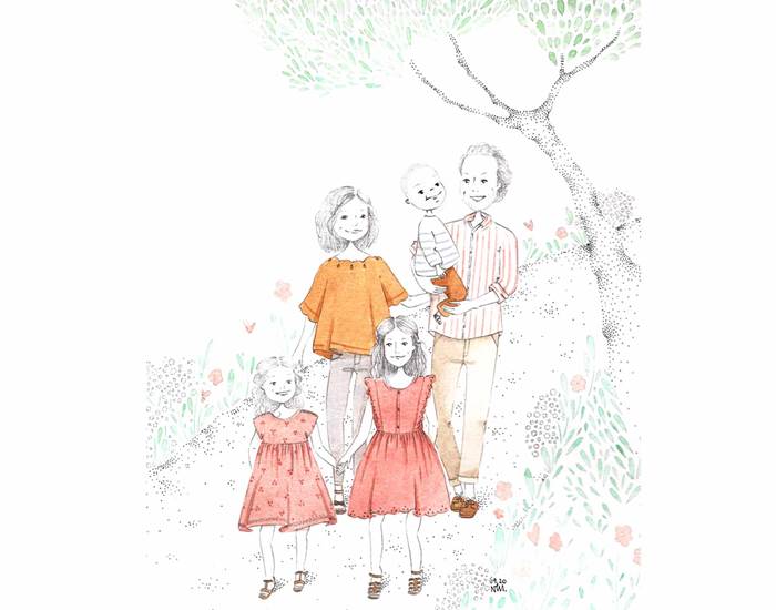 Maison Chemin-chambres d hotes Amboise-portrait de famille