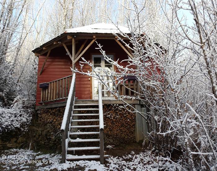 les bois de saint Auvent  le chalet