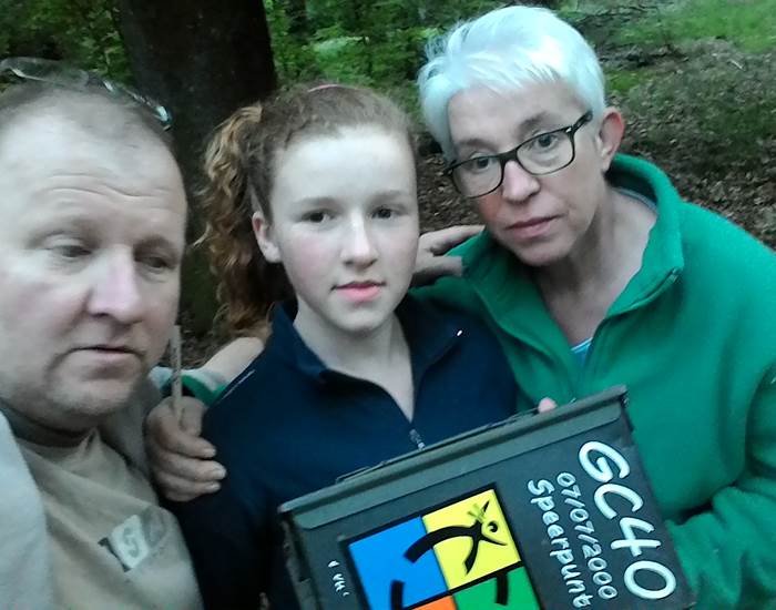 🔎 2015 - GC40 première GEOCACHE découverte en famille