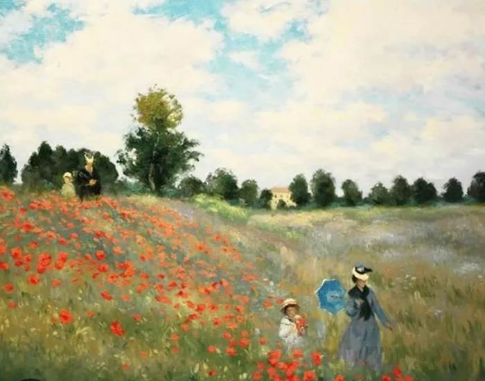 LES COQUELICOTS CLAUDE MONET