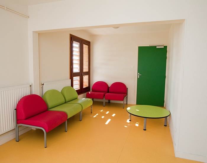 Hall d'accueil des hébergements