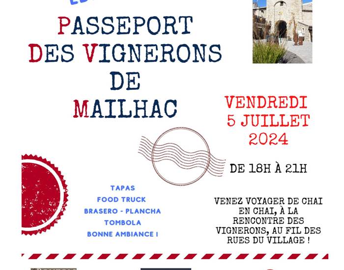 Passeport Vignerons Mailhac