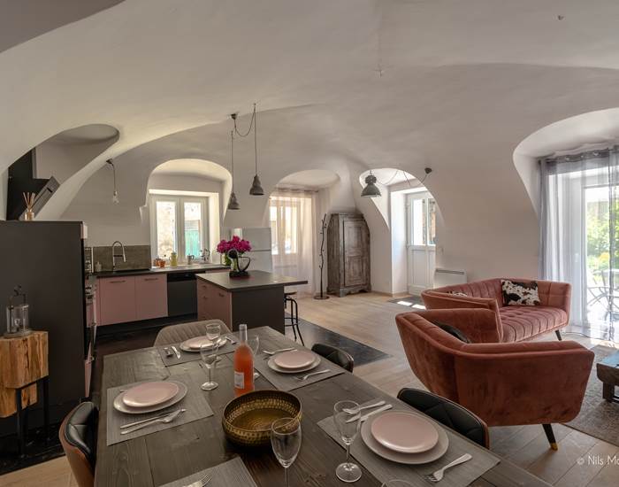 Vue ensemble pièce voutée