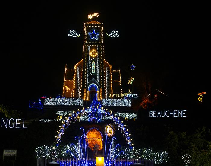 Villages illuminés autour de l'hôtel Bellevue Bagnoles de l'orne