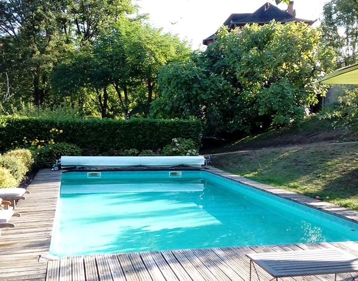 La piscine.