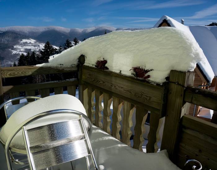 et la neige est arrivée ...