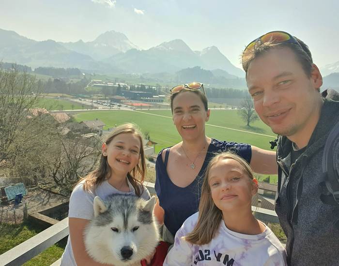 La famille Troost au grand complet, prête à vous accueillir