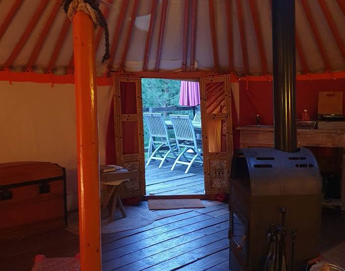Gîte en yourte