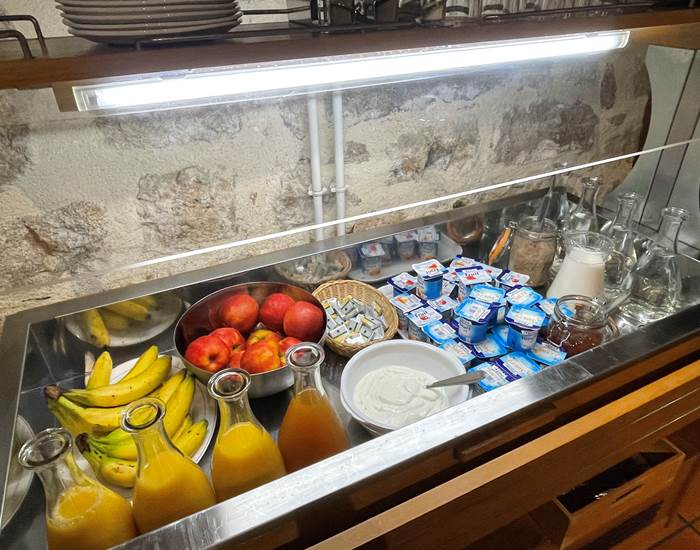 Petit déjeuner Gîte d'étape Le Ty Bihui Bretagne Morbihan