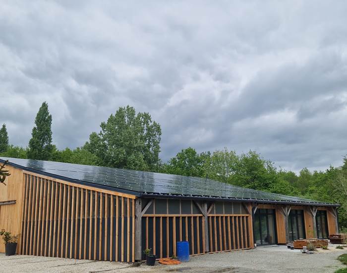 Les panneaux nettoyés