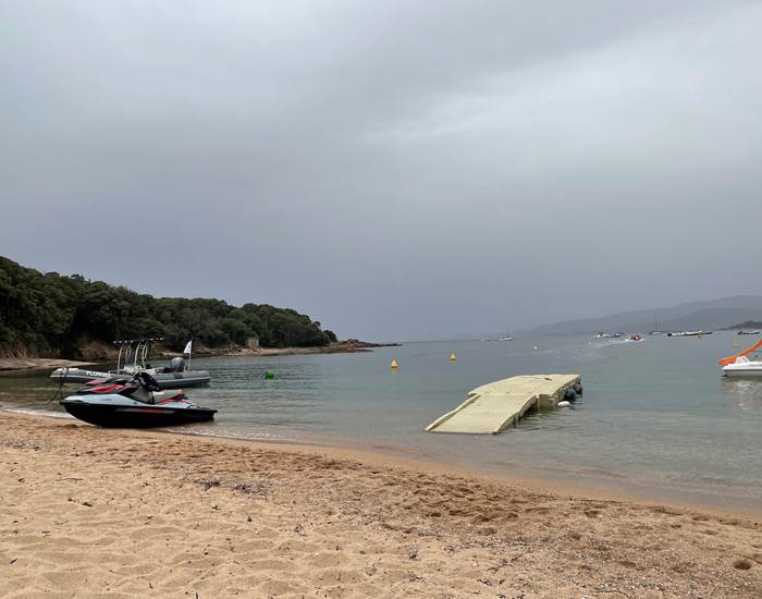 La plage d'Orcino